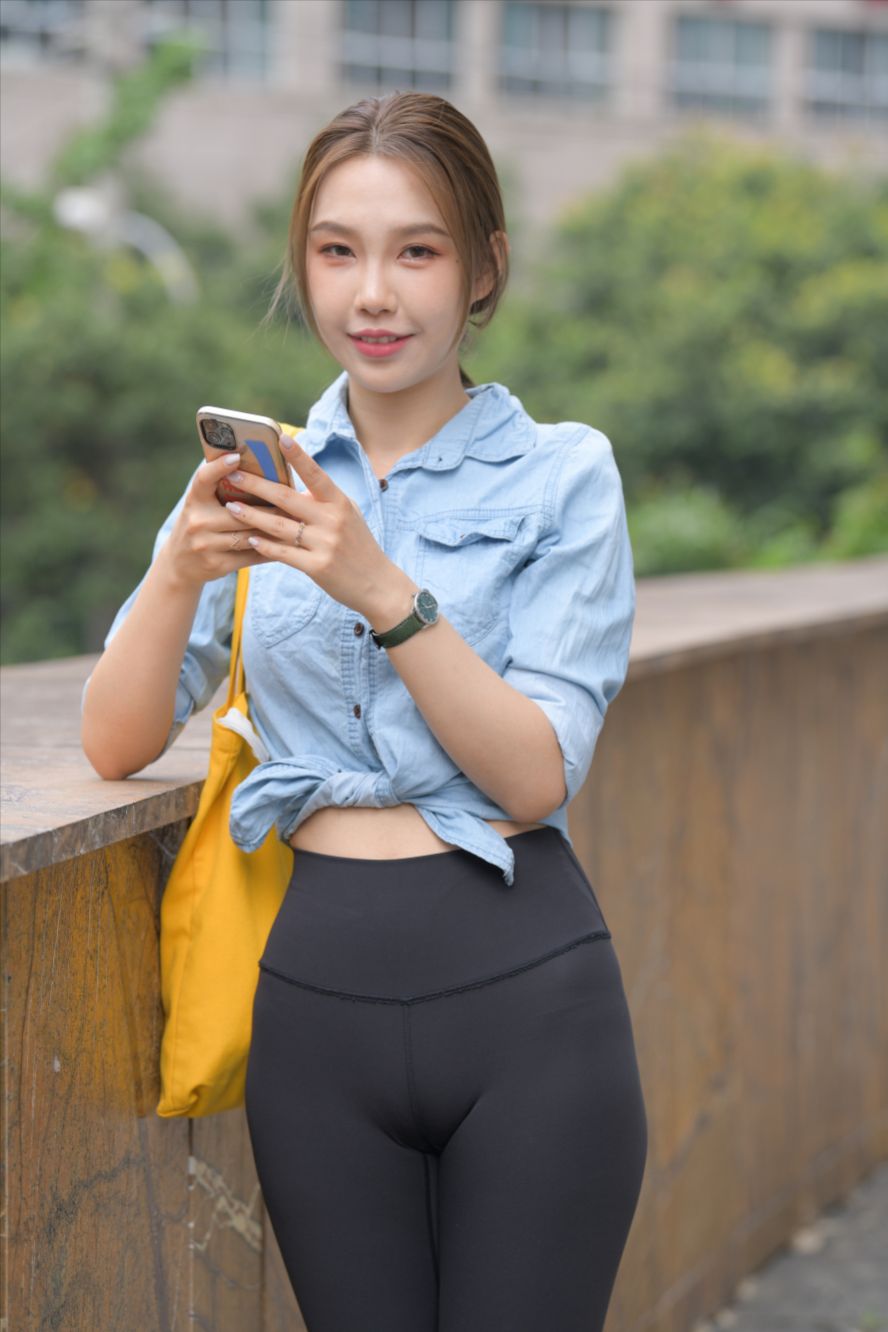 图片[9]-黑色瑜伽裤紧身裤(套图+视频)-街拍图满多
