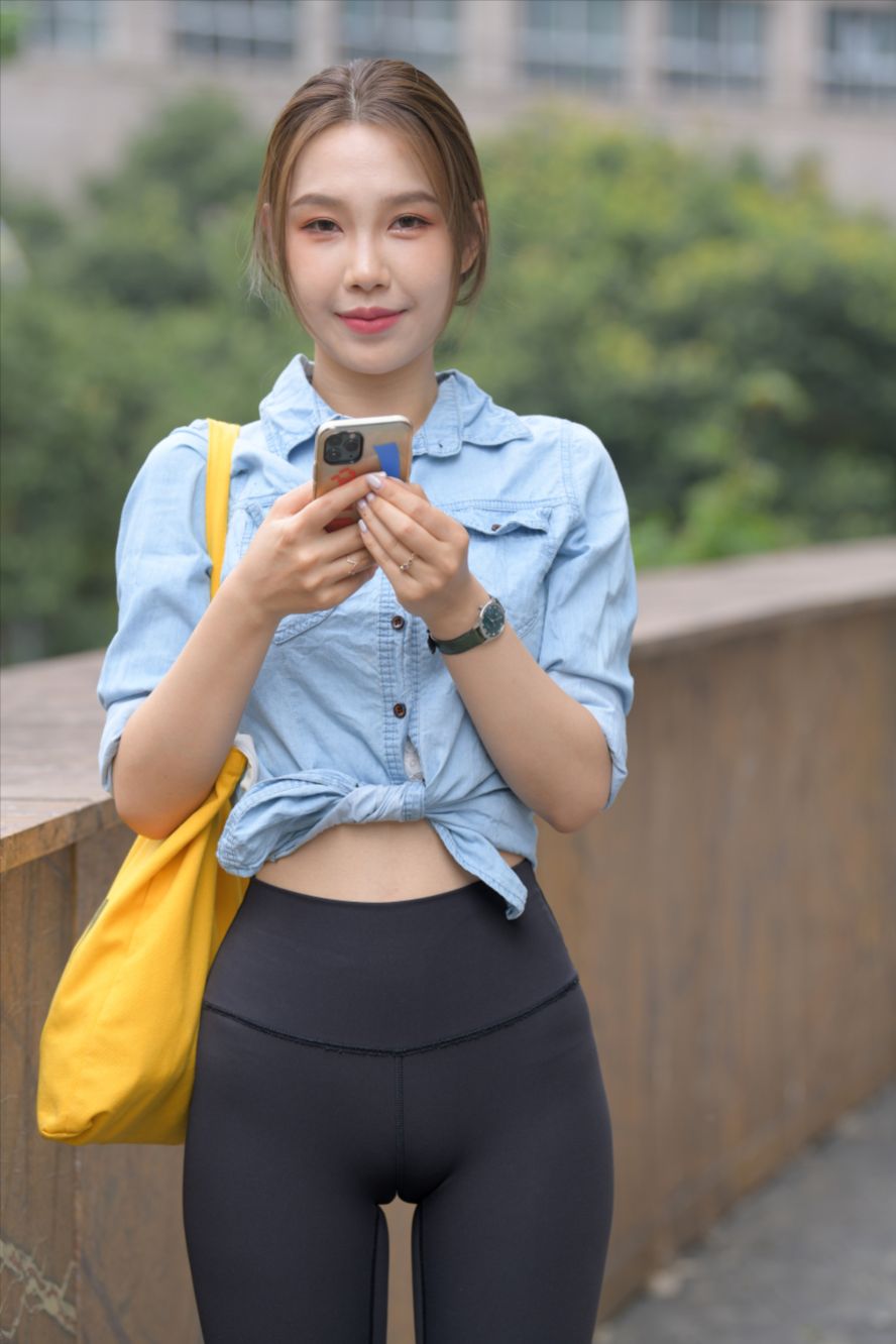 图片[8]-黑色瑜伽裤紧身裤(套图+视频)-街拍图满多