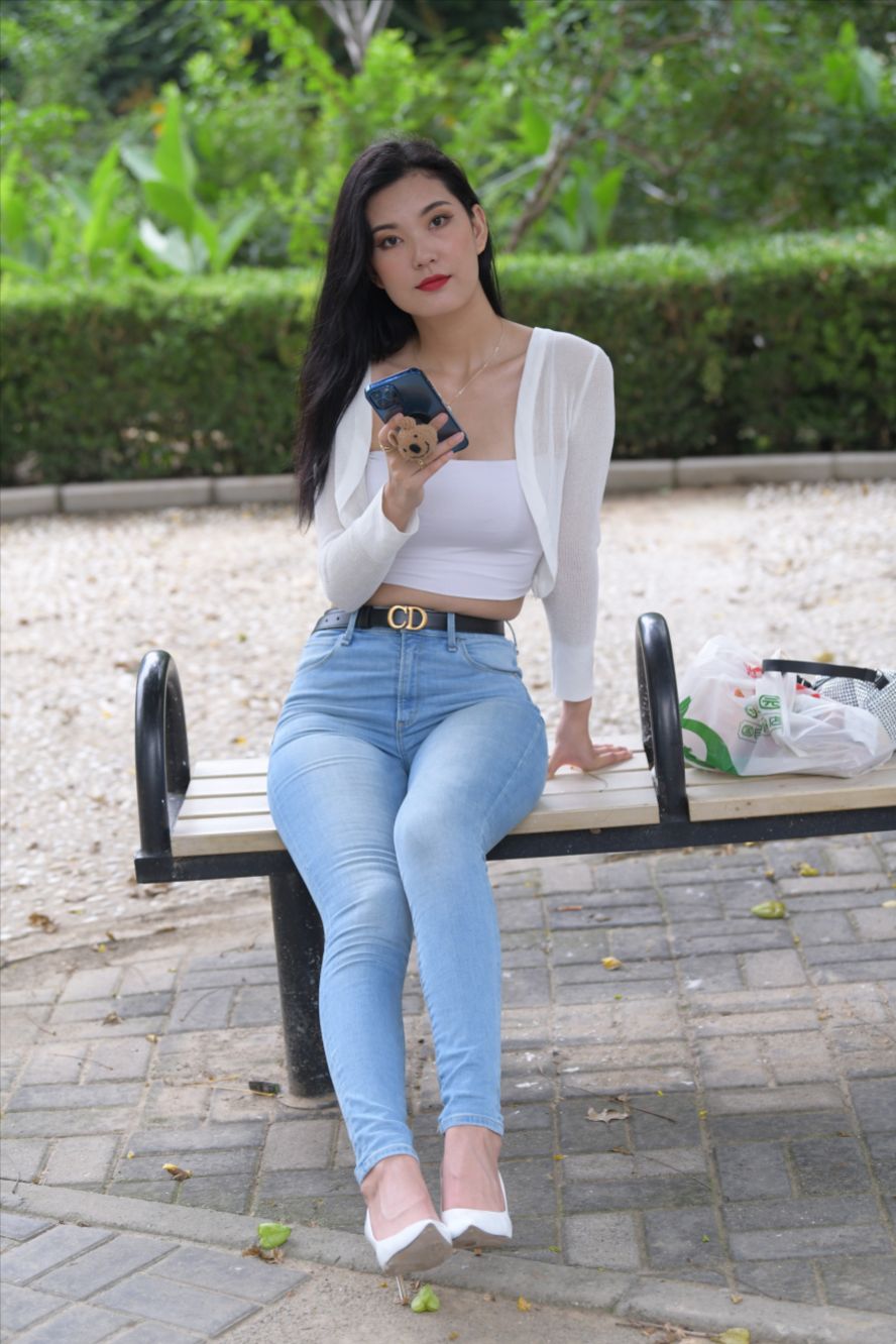 图片[7]-紧身牛仔裤(套图+视频)-街拍图满多