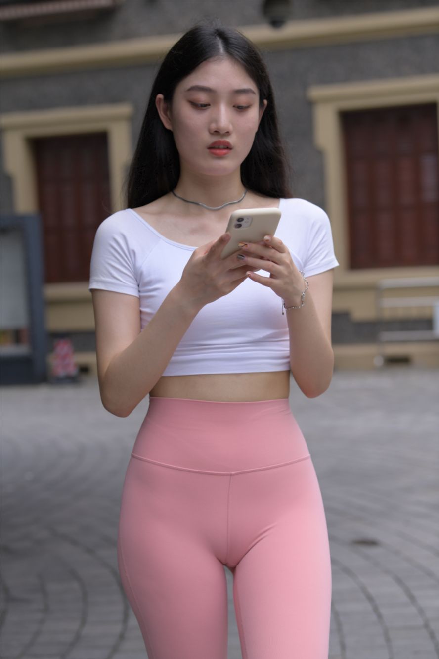 图片[6]-抹茶加冰-粉色紧身裤(套图+视频)-街拍图满多