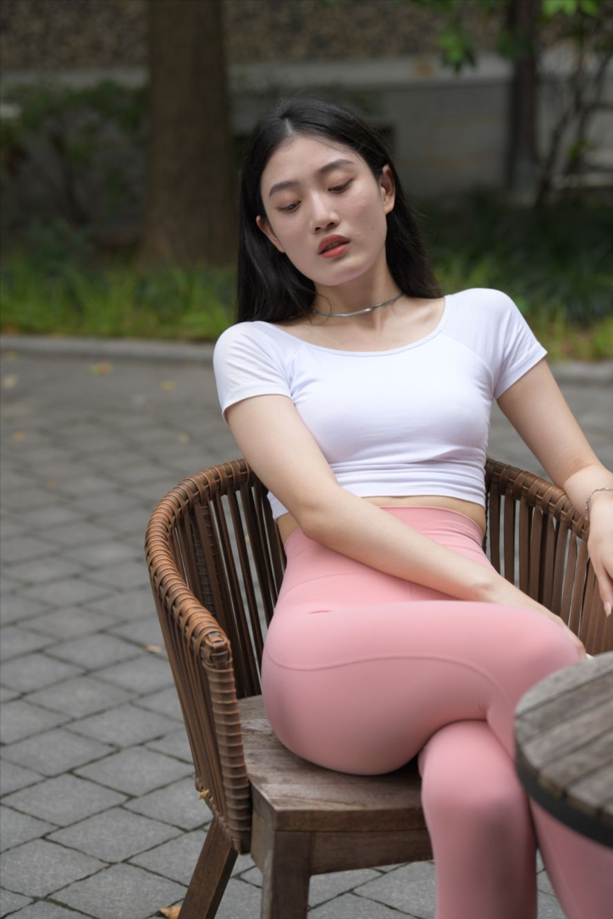 图片[8]-抹茶加冰-粉色紧身裤(套图+视频)-街拍图满多