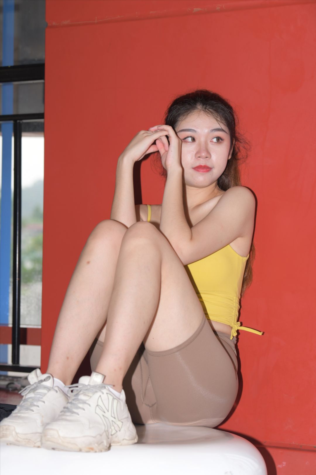 图片[8]-灰色短裤女孩(套图+视频)[增补视频]-街拍图满多