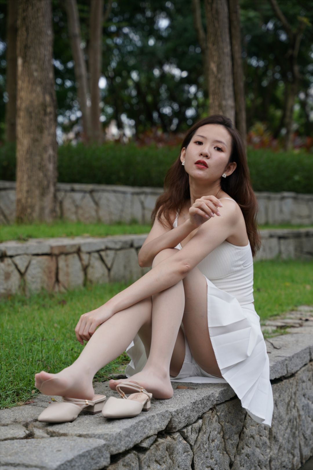 图片[10]-白裙丝袜小姐姐(套图+视频)-街拍图满多