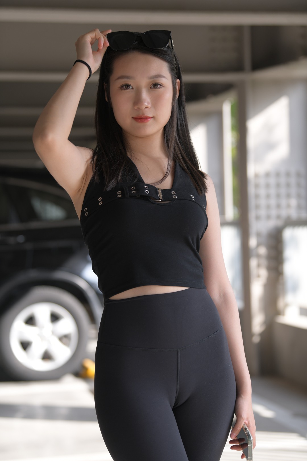 图片[3]-黑色瑜伽裤美女(套图+视频)[增补视频]-街拍图满多